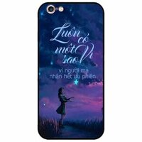 Ốp lưng in cho Iphone 6 Plus 6s Plus Mẫu Luôn Co Môt Vi Sao