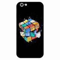 Ốp lưng in cho Iphone 6 Plus 6s Plus Rubik Vũ Trụ