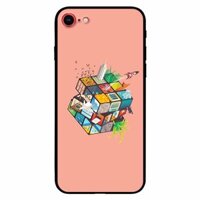 Ốp lưng in cho Iphone 7 8 Rubik Cube