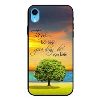 Ôp lưng in cho Iphone XR Mâu Tâm Bất Biến