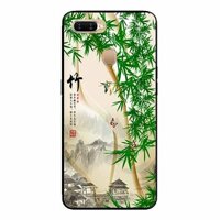 Ốp lưng in cho Oppo A7  A5s Tranh Làng Tre