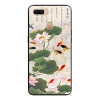 Ốp lưng in cho Oppo A7  A5s Tranh Cá Koi