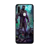 Ốp Lưng in cho Oppo A8 Mẫu Báo Đen - Hàng Chính Hãng