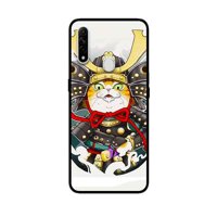 Ốp Lưng in cho Oppo A8 Mẫu Mèo Samurai - Hàng Chính Hãng
