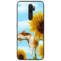 Ốp lưng in cho Oppo A9 2020 Mẫu Mèo Ngủ