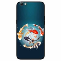 Ốp lưng in cho Oppo F1s A59 Mẫu Koi Vây Quanh