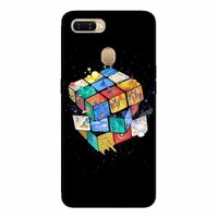 Ốp lưng in cho Oppo F9  Oppo A7 - 2018 Rubik Vũ Trụ