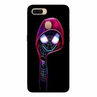 Ốp lưng in cho Oppo F9  Oppo A7 - 2018 Nhên Đen