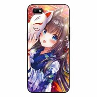 Ốp lưng in cho Realme 2 Cô Gai Neko