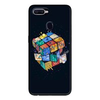 Ốp Lưng in cho Realme 2 Mẫu Rubik Vũ Trụ - Hàng Chính Hãng