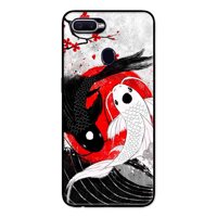 Ốp Lưng in cho Realme 2 Pro Mẫu Cá Chép Đen Trắng - Hàng Chính Hãng