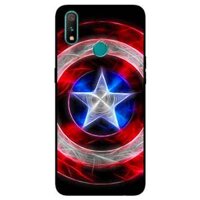 Ốp Lưng in cho Realme 3 Mẫu Khiên Đội Trưởng 1 - Hàng Chính Hãng