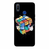 Ốp lưng in cho Realme 3 Rubik Vũ Trụ