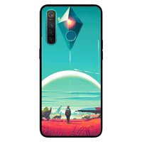 Ốp Lưng in cho Realme 5 Mẫu Thế Giới Cổ Đại - Hàng Chính Hãng