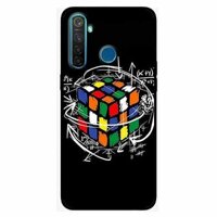Ốp lưng in cho Realme 5 Pro  Realme Q Rubik Toán Học