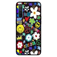 Ốp Lưng in cho Realme 5 Pro Mẫu Hoa Cúc Mess - Hàng Chính Hãng