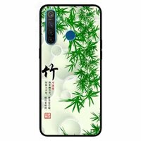 Ốp lưng in cho Realme 5 Pro  Realme Q Tranh Nền Tre