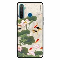Ốp lưng in cho Realme 5 Pro  Realme Q Tranh Cá Koi