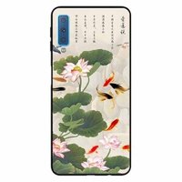 Ốp lưng in cho Samsung A7 - 2018 Tranh Cá Koi