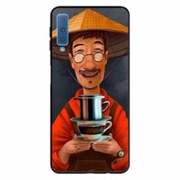 Ốp lưng in cho Samsung A7 - 2018 Ca Phê Phin