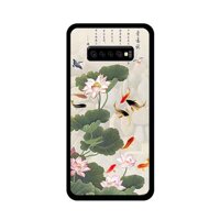 Ốp Lưng in cho Samsung Galaxy S10 Plus Mẫu Tranh Cá Koi - Hàng Chính Hãng
