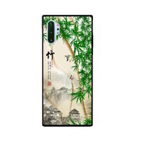 Ốp Lưng in cho Samsung Galaxy Note 10 Plus Mẫu Tranh Làng Tre - Hàng Chính Hãng