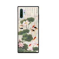 Ốp Lưng in cho Samsung Galaxy Note 10 Plus Mẫu Tranh Cá Koi - Hàng Chính Hãng