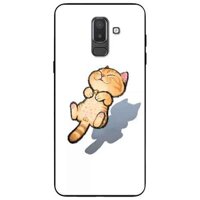 Ốp lưng in cho Samsung J8 2018 Mẫu Meo Vang