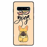 Ốp lưng in cho Samsung S10 Mẫu Cun Yoga