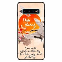 Ốp lưng in cho Samsung S10 Mẫu Yêu Thương