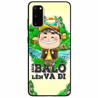 Ốp lưng in cho Samsung S20 Mẫu Xách Balo Lên Nam