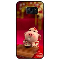 Ôp lưng in cho Samsung S7 Edge Mâu Heo Ăn