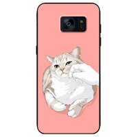 Ôp lưng in cho Samsung S7 Edge Mâu Meo Mâp
