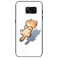 Ôp lưng in cho Samsung S7 Edge Mâu Meo Vang