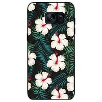 Ôp lưng in cho Samsung S7 Edge Mâu Hoa Trắng