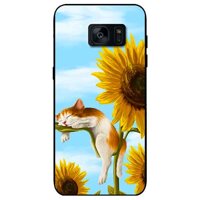 Ôp lưng in cho Samsung S7 Edge Mâu Mèo Ngủ