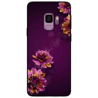 Ôp lưng in cho Samsung S9 Mâu Cúc Tím