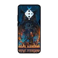 Ốp Lưng in cho Vivo S1 Pro Vivo V17 Mẫu Cú Đen - Hàng Chính Hãng