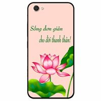 Ốp lưng in cho Vivo V5 Mẫu Sông Đơn Gian