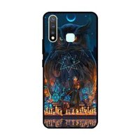 Ốp Lưng in cho Vivo Vivo Y19 U3 Y5s U20 Mẫu Cú Đen - Hàng Chính Hãng