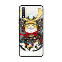 Ốp Lưng in cho Vivo Vivo Y19 U3 Y5s U20 Mẫu Mèo Samurai - Hàng Chính Hãng