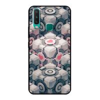 Ốp Lưng in cho Vivo Y12 Mẫu Khối Rubik Tình Yêu - Hàng Chính Hãng