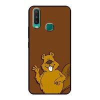 Ốp Lưng in cho Vivo Y12 Mẫu Hải Ly Xin Chào - Hàng Chính Hãng