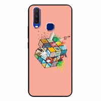 Ốp lưng in cho Vivo Y15 Rubik Cube