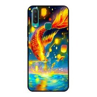 Ốp Lưng in cho Vivo Y17 Mẫu Cá Chép Vàng - Hàng Chính Hãng