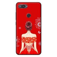 Ốp lưng in cho Xiaomi Mi 8 Lite mẫu Cô gai vay ngang vai - Hàng chính hãng