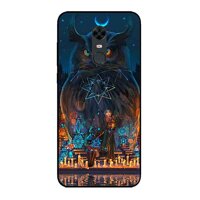 Ốp Lưng in cho Xiaomi Redmi 5 Plus Mẫu Cú Đen - Hàng Chính Hãng