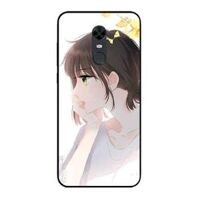 Ốp Lưng in cho Xiaomi Redmi 5 Mẫu Cô Gái Mắt Xanh - Hàng Chính Hãng