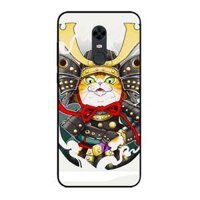Ốp Lưng in cho Xiaomi Redmi 5 Plus Mẫu Mèo Samurai - Hàng Chính Hãng