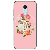 Ôp lưng in cho Xiaomi Redmi 5 Mâu LOVE Hoa